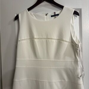 Tommy Hilfiger White Sleeveless Mini Dress